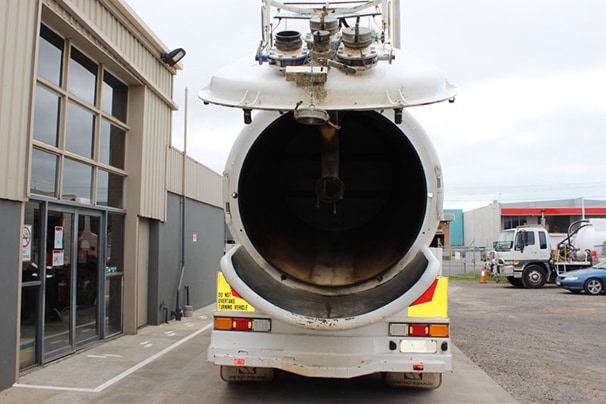 large rear door