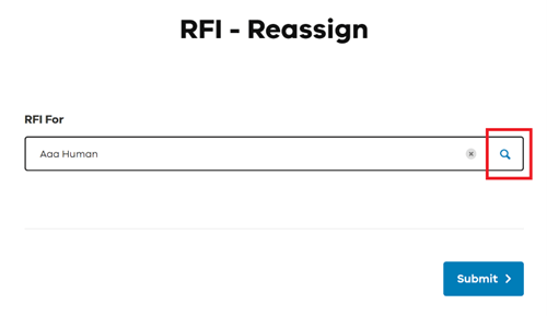 List of RFI contacts
